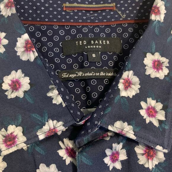 TED BAKER Wewill Slim Fit FLORAL Button-down Shirt Size: 6 / XXL
I - Picture 2 of 7